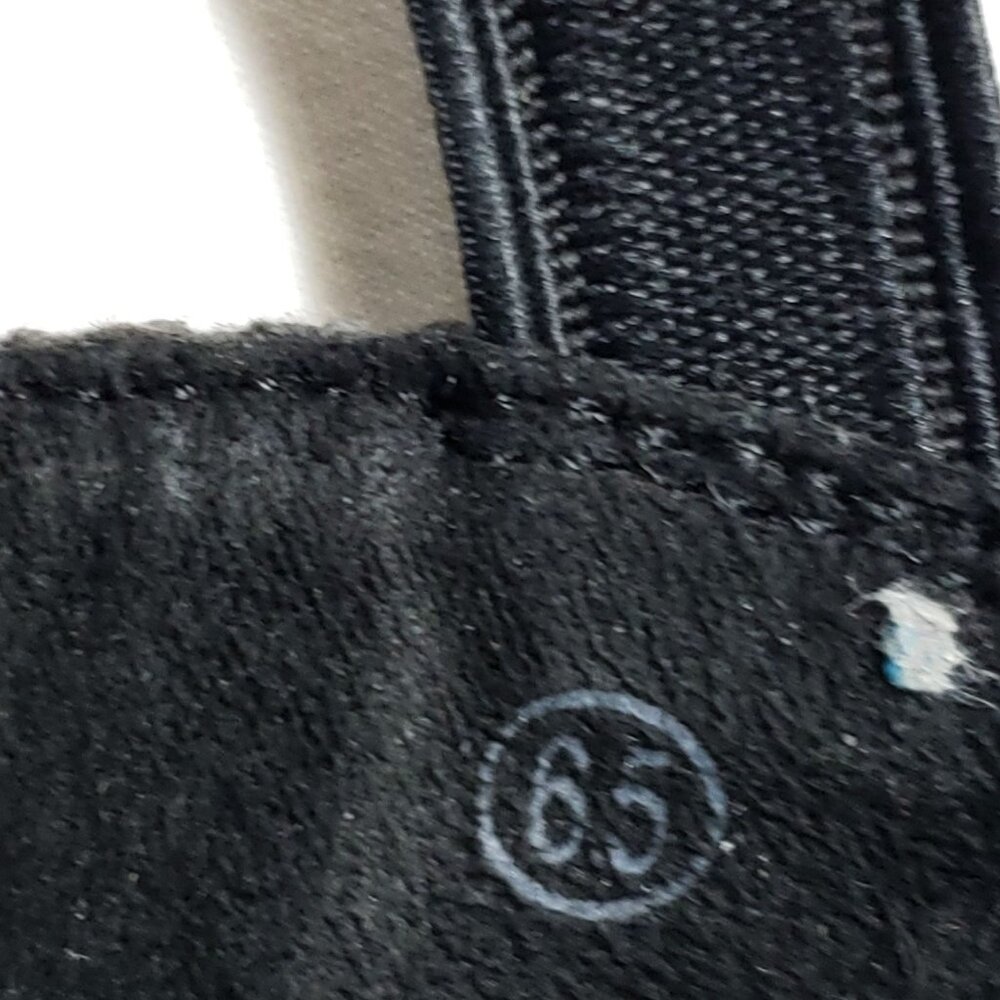 Skechers Womens Size 6.5 Black Wedge Open Toe Sandals With Memory Foam Comfort - Picture 2 of 9
